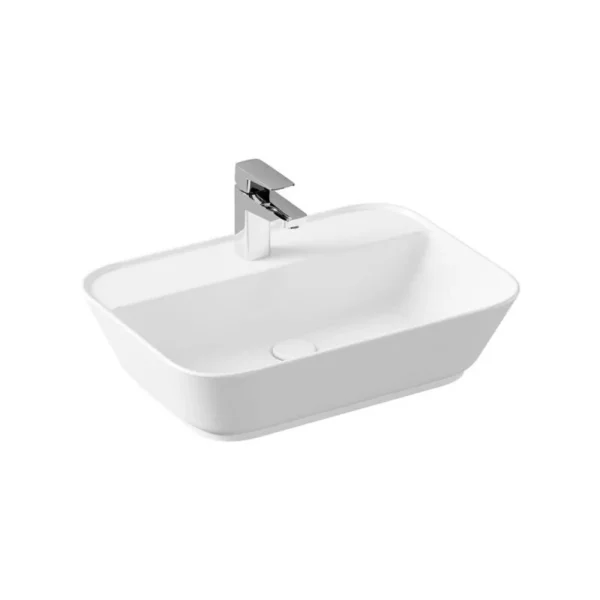 Vitra Geo 60 cm Mat Beyaz Çanak Lavabo