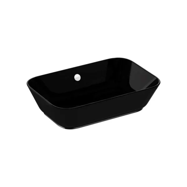 Vitra Geo 60 cm Siyah Çanak Lavabo