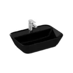 Vitra Geo 60 cm Siyah Çanak Lavabo