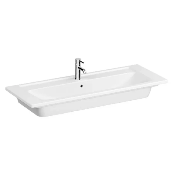 Vitra Integra 120 cm Beyaz Etajerli Lavabo