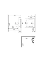 Vitra Integra 60 cm Beyaz Classic Etajerli Lavabo