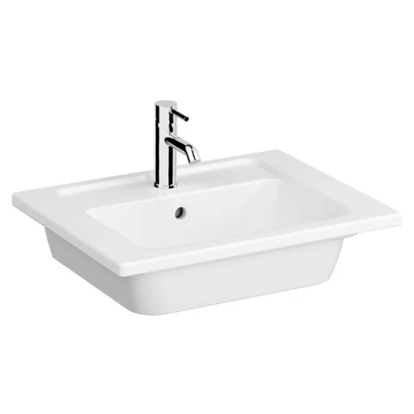 Vitra Integra 60 cm Beyaz Etajerli Lavabo
