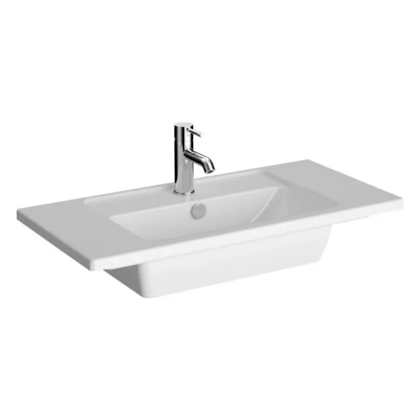 Vitra Integra 80 cm Beyaz Etajerli Lavabo