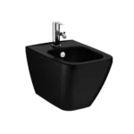 Vitra Integra Square Asma Bide Mat Siyah