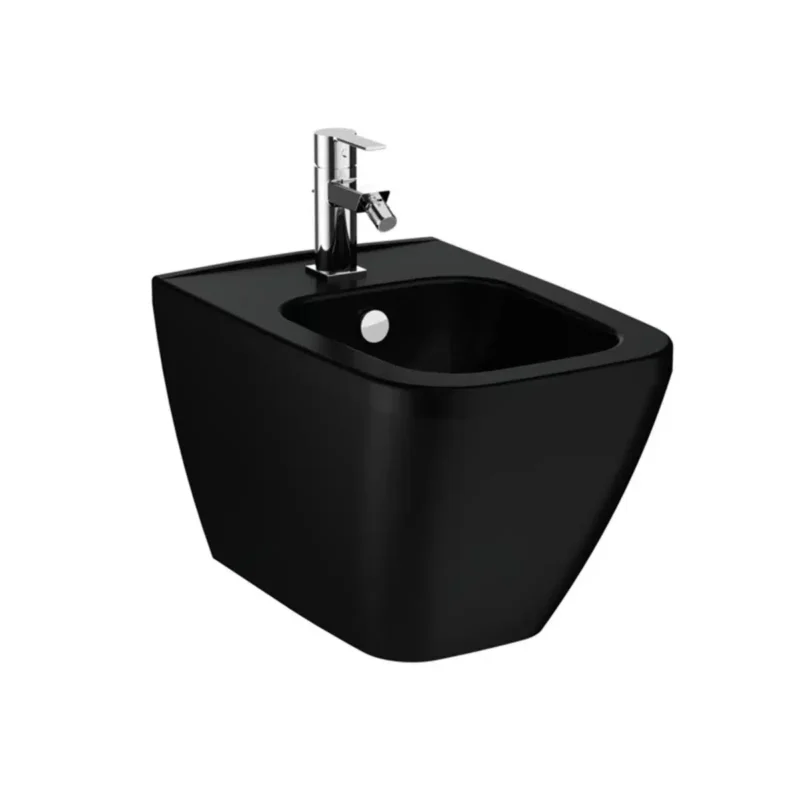 Vitra Integra Square Asma Bide Mat Siyah