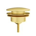 Vitra Lavabo Yuvarlak Süzgeç Universal Basmalı fırçalı altın