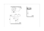 Vitra Liquid 80 cm Beyaz Asimetrik Lavabo