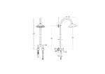 Vitra Liquid Tom Dixon Krom Termostatik Duş Sistemi