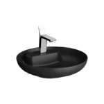 Vitra Memoria 50 cm Mat Siyah Çanak Lavabo
