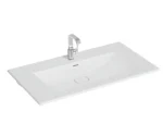Vitra Metropole Etajerli Lavabo Dikdörtgen 100x53 cm Mat Beyaz