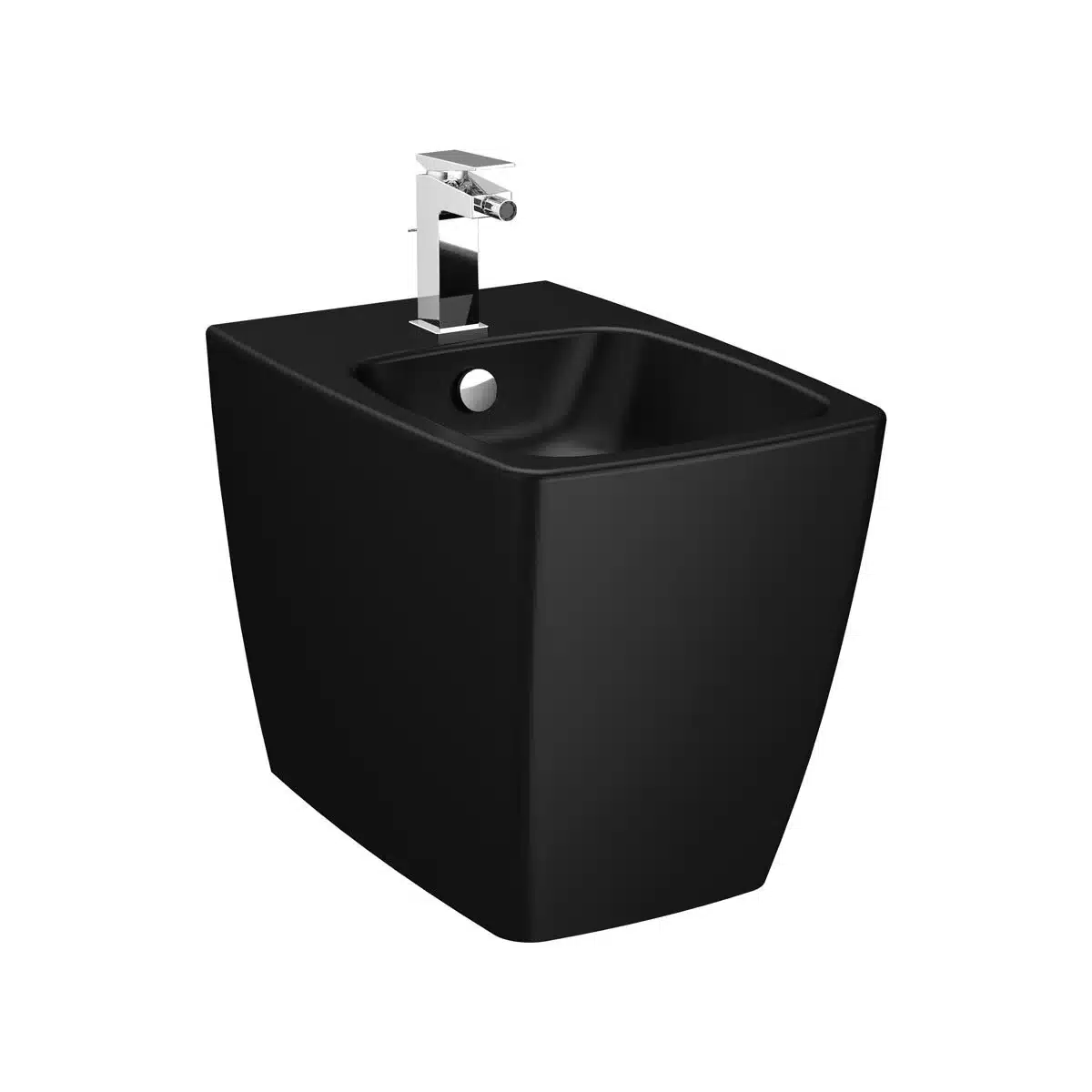Vitra Metropole Yerden Bide Mat Siyah Vitra Metropole Yerden Bide Mat Siyah