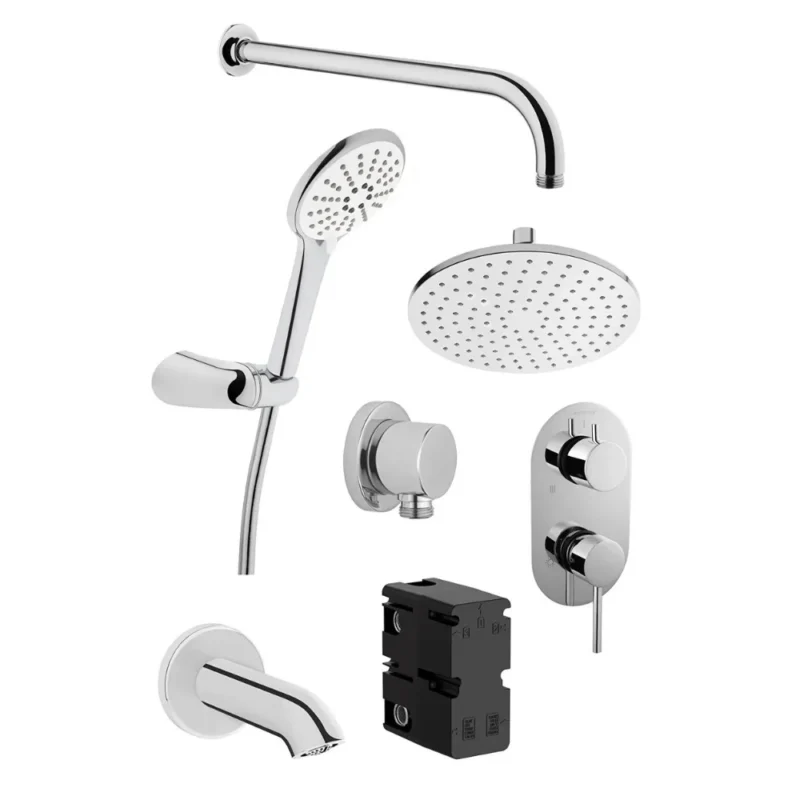 Vitra Minimax S ankastre duş seti (Rain L, Snow 3F)