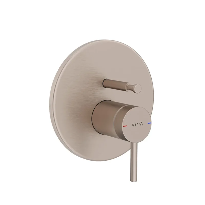 Vitra Origin Ankastre Banyo Bataryası (V-Box Sıva Üstü Grubu) Fırçalı Nikel