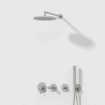 Vitra Origin Ankastre Duş Bataryası Minibox, Sıva Üstü Grubu, Fırçalı Nikel