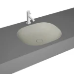 Vitra Plural 45 cm Mat Bej Tezgahaltı Lavabo