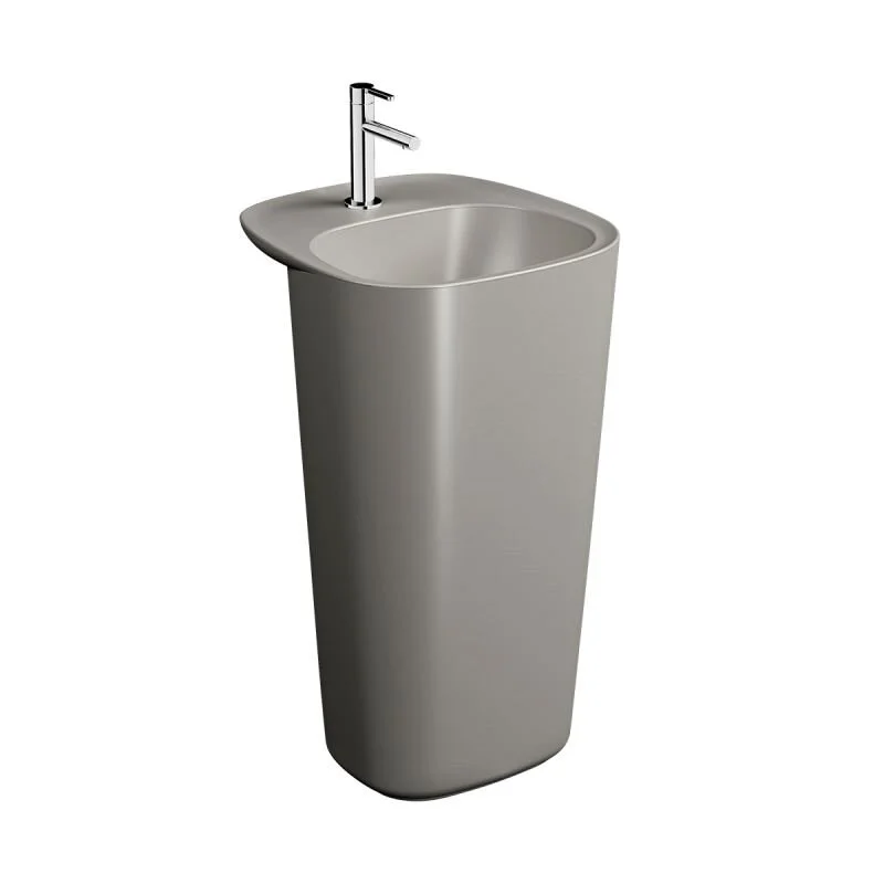 Vitra Plural 50 cm Mat Bej Monoblok Lavabo