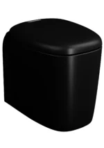 Vitra Plural Klozet Kapağı Duroplast, Üstten Sıkmalı Yavaş Kapanır, Kolay Sök-Tak, Metal Menteşeli, Mat Siyah