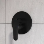 Vitra Root Round Ankastre Banyo Bataryası V-Box Sıva Üstü Grubu, Mat Siyah