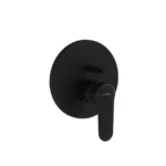 Vitra Root Round Ankastre Banyo Bataryası V-Box Sıva Üstü Grubu, Mat Siyah