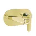 Vitra Root Round Ankastre Lavabo Bataryası Sıva Üstü Grubu, Soft Altın