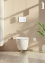 Vitra Root Round Kumanda Paneli, Parlak Beyaz