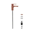 Vitra Root Round Lavabo Bataryası Soft Bakır