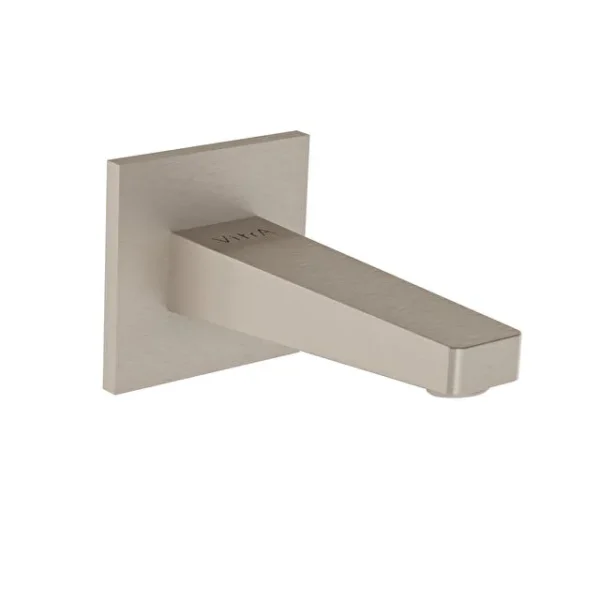 Vitra Root Square Çıkış Ucu Fırçalı Nikel