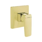 Vitra Root Square Ankastre Duş Bataryası Sıva Üstü Grubu, Soft Altın