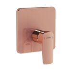 Vitra Root Square Ankastre Duş Bataryası (V-Box, Sıva Üstü Grubu) Soft Bakır