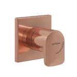 Vitra Root Square Ankastre Stop Valf Sıva Üstü Grubu, Soft Bakır