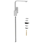 Vitra Root Square Eviye Bataryası Krom