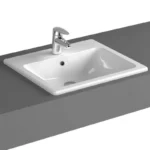 Vitra S20 50 cm Beyaz Tezgahüstü Lavabo