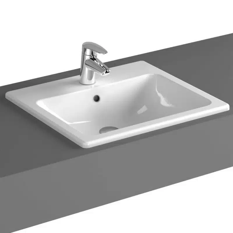 Vitra S20 50 cm Beyaz Tezgahüstü Lavabo