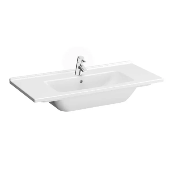 Vitra S50 100 cm Beyaz Etajerli Lavabo