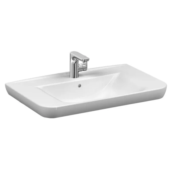 Vitra Sento 80 cm Beyaz Etajerli Lavabo