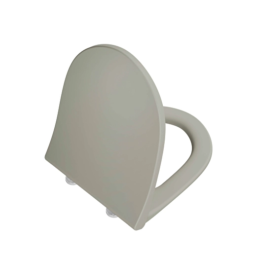 Vitra Sento İnce Klozet Kapağı Duroplast, Yavaş Kapanır, Kolay Sök-Tak, Mat Bej