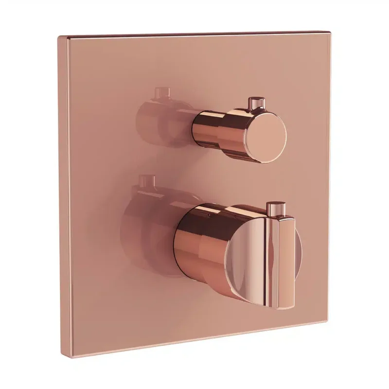 Vitra Suit Ankastre Banyo Bataryası V box Sıva Üstü soft bakır