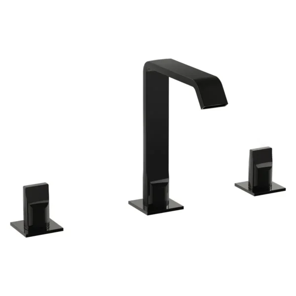 Vitra Suit Parlak Siyah Lavabo Bataryası