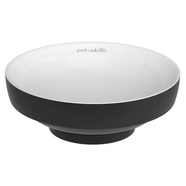 Vitra Water Jewels 40 cm Siyah-Beyaz Çanak Lavabo