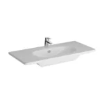 Vitra Zentrum 100 cm Beyaz Etajerli Lavabo