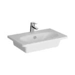 Vitra Zentrum 60 cm Beyaz Etajerli Lavabo