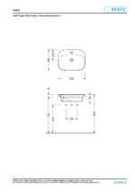 Eca Serel Hera Tezgah Üstü Batarya Delikli Lavabo 46x60 - Görsel 2