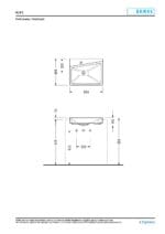 Eca Serel 4Life Yarım Tezgah Üstü Lavabo 48x60 - Görsel 2