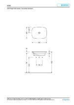 Eca Serel Hera Tezgah Üstü Batarya Deliksiz Lavabo 46x60 - Görsel 2