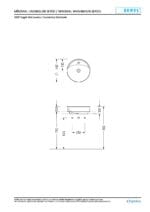 Eca Serel Nita Yuvarlak Minimal Batarya Delikli Lavabo 46x46 cm - Görsel 2