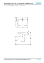 Eca Serel Bedensel Engelli Lavabo 55.5x67.5 - Görsel 2