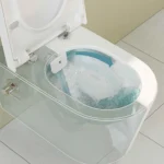 Vitra Nest Asma Klozet Rim-ex, Gizli Montajlı, 57 cm Taharet Borulu, Entegre Musluklu, Taharet Borusu Girişi Sıva Altı Uygulamalı, Fresh, Beyaz - Görsel 2