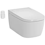 Vitra V-Care Basic Akıllı Asma Klozet Rim-ex, 60 cm Temassız, Taharet Borulu, Taharet Borusu Girişi Sıva Altı Uygulamalı, Clean, Beyaz