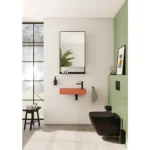 Vitra Integra Square Asma Klozet Rim-ex, Gizli Montajlı, 55 cm Taharet Borulu, Taharet Borusu Girişi Sıva Altı Uygulamalı, Mat Siyah - Görsel 2