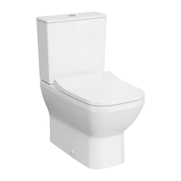 Vitra Integra Square Takım Klozet Rim-ex, Duvara Tam Dayalı, 62 cm Taharet Borulu, Beyaz